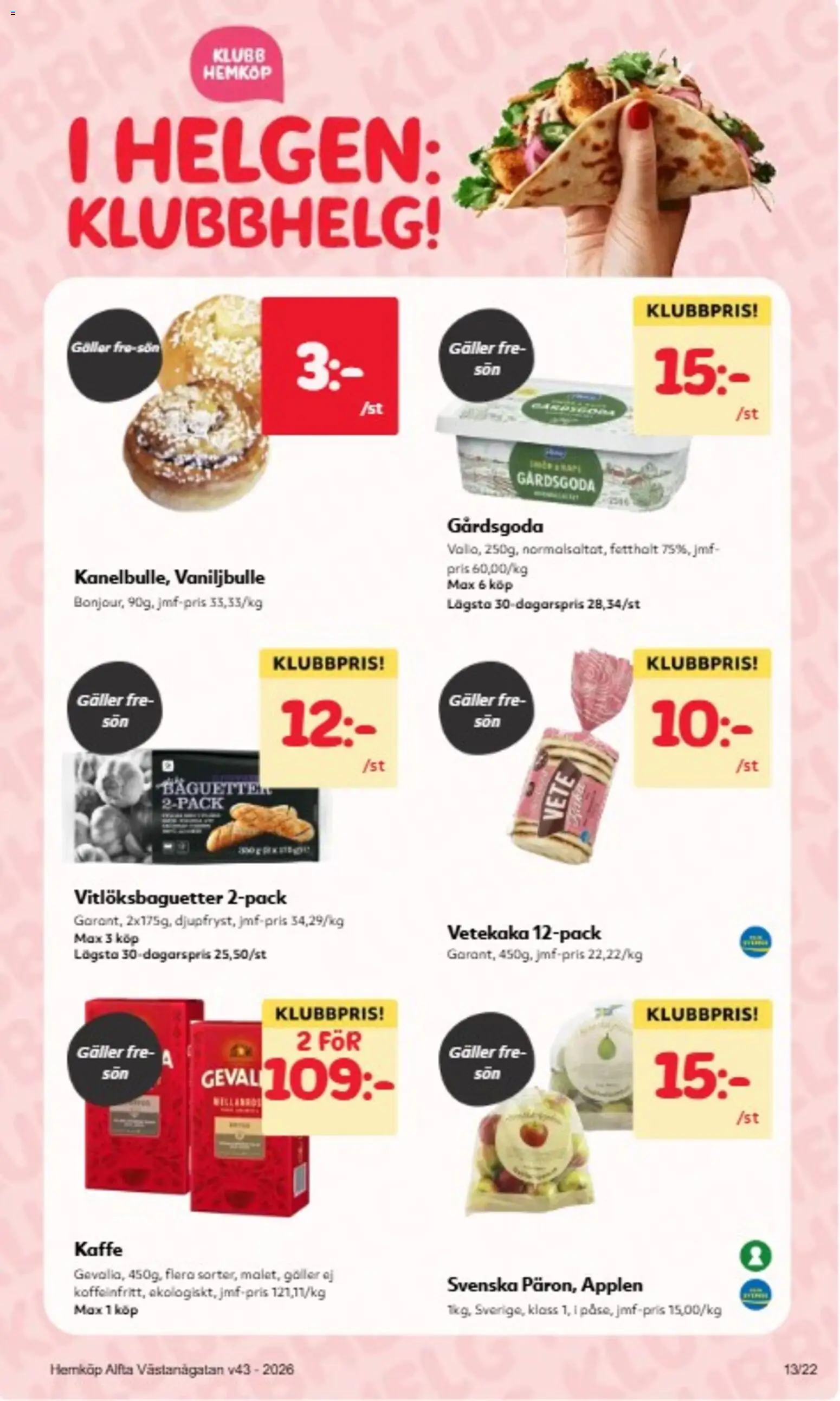 Hemköp reklamblad aktuell från 19/10/2026 | Sida: 13