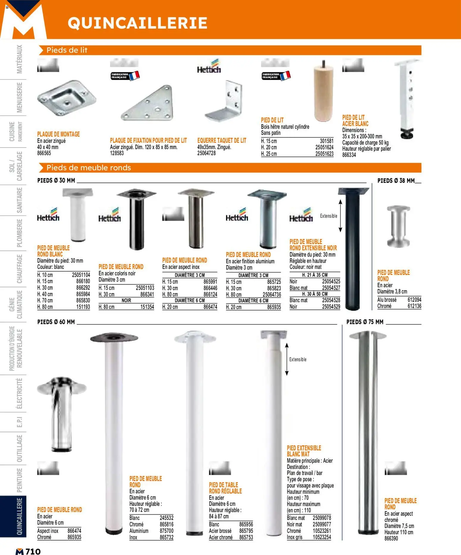 {H1} | Page: 710 | Produits: Meuble, Brosse, Lit, Table