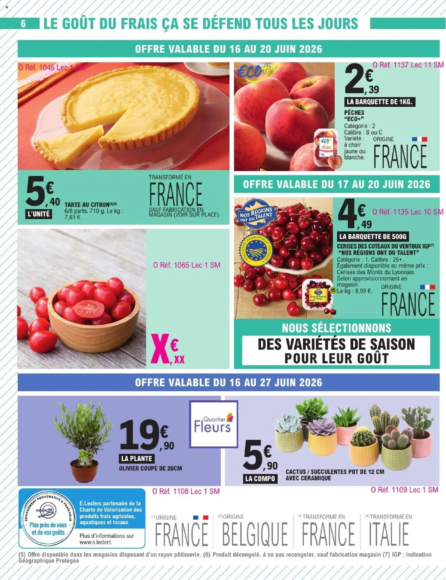 {H1} | Page: 6 | Produits: Citron, Olive, Cerises, Olivier