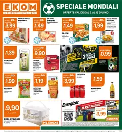 Anteprima del volantino Ekom volantino valido a partire dal 02.06.2026 | Pagina: 16 | Prodotti: Salatini, Pomodoro, Tramezzino, Coca Cola