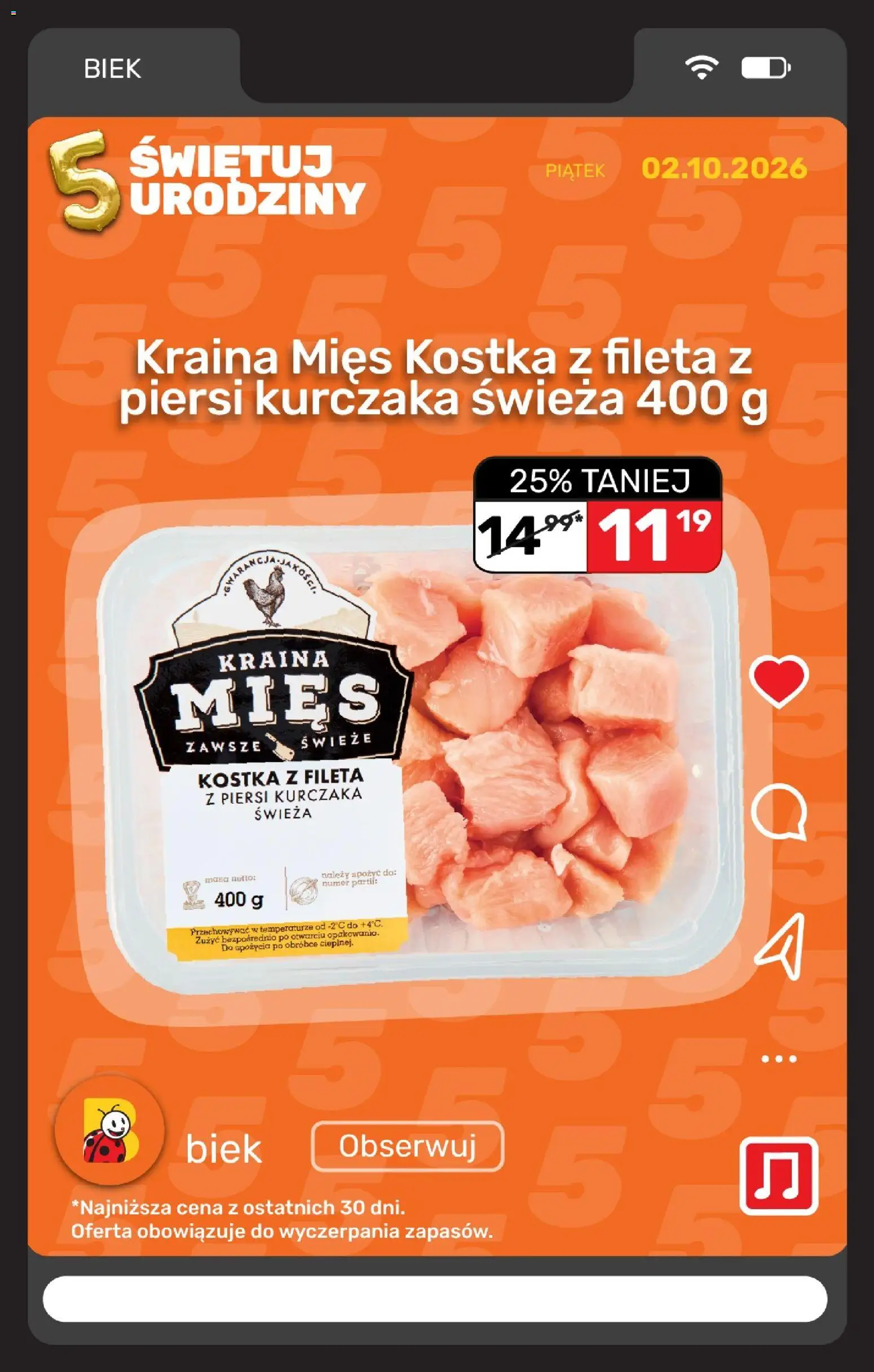 Biedronka Polsko leták - BIEK od 02.10.2026 | Strana: 8