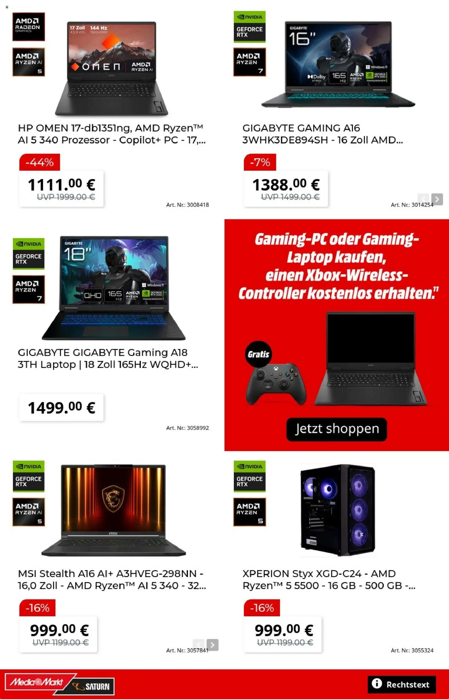 Media Markt Prospekt – gültig ab 24.08.2026 | Seite: 10 | Produkte: HP, Laptop, PC