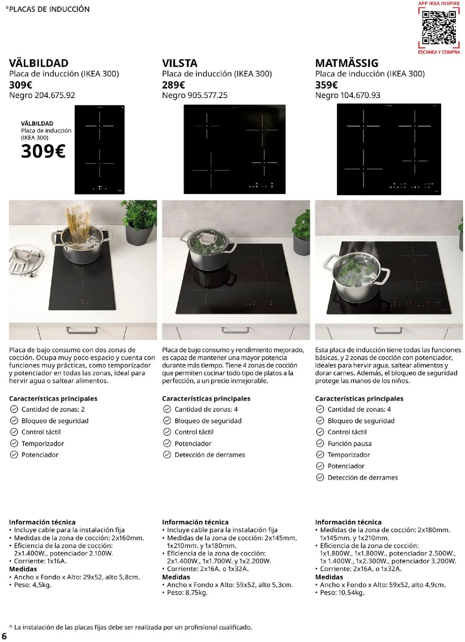 Catálogo IKEA Electrodomésticos │ válido desde el 07.05.2026 | Página: 6 | Productos: Cable, Peso, Κούβα