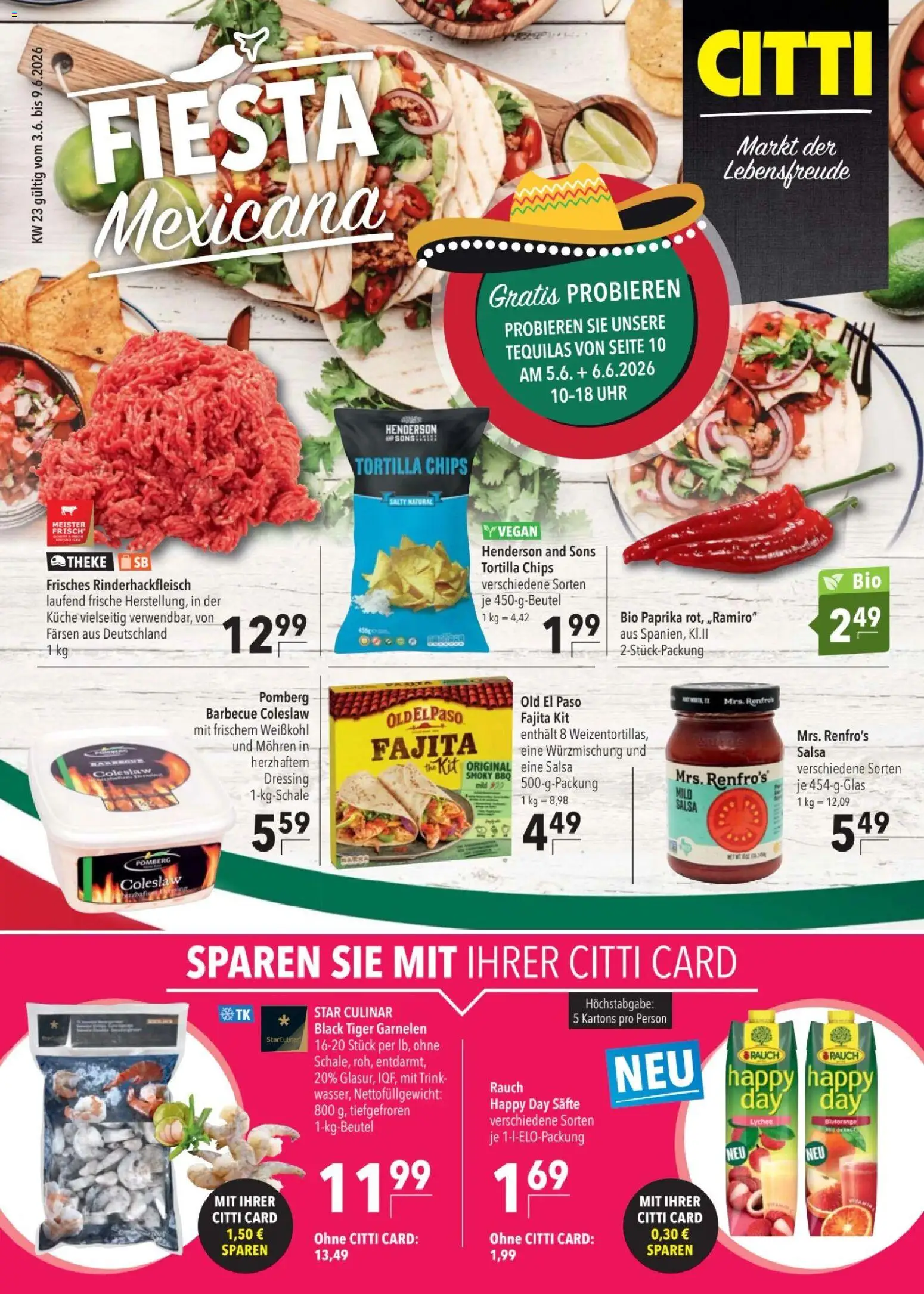 CITTI tilbudsavis – gyldig fra 03.06.2026 | Side: 1 | Produkter: Chips, Dressing, Salsa, Paprika