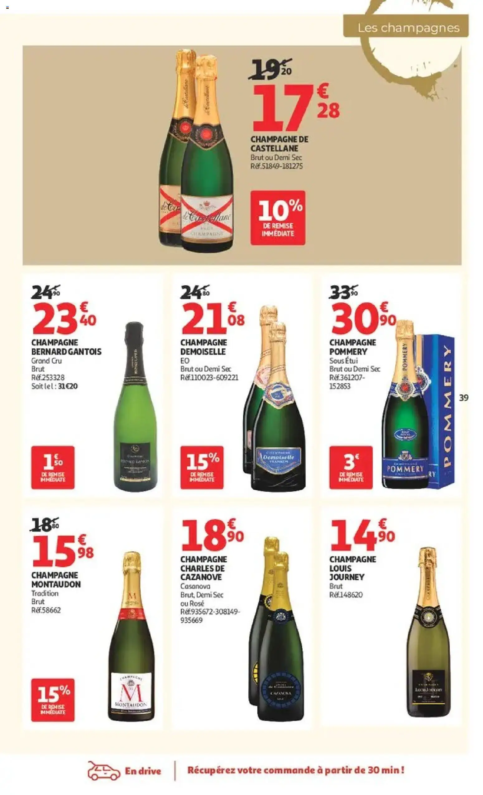 {H1} | Page: 39 | Produits: Étui, Champagne, Brut champagne, Champagne Montaudon