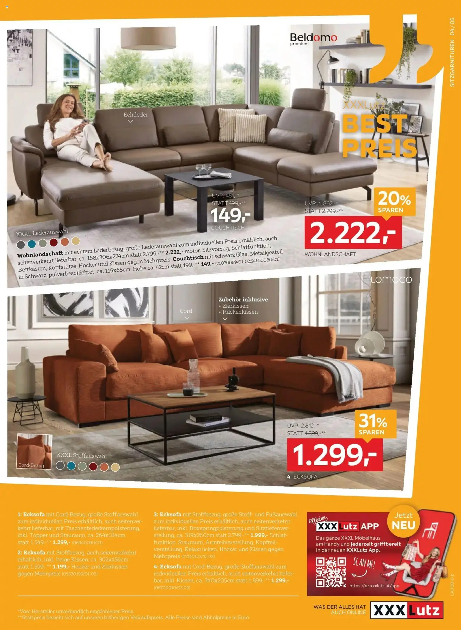XXXLutz Best Preis gültig ab 04.08.2026 | Seite: 5 | Produkte: Kissen, Couchtisch