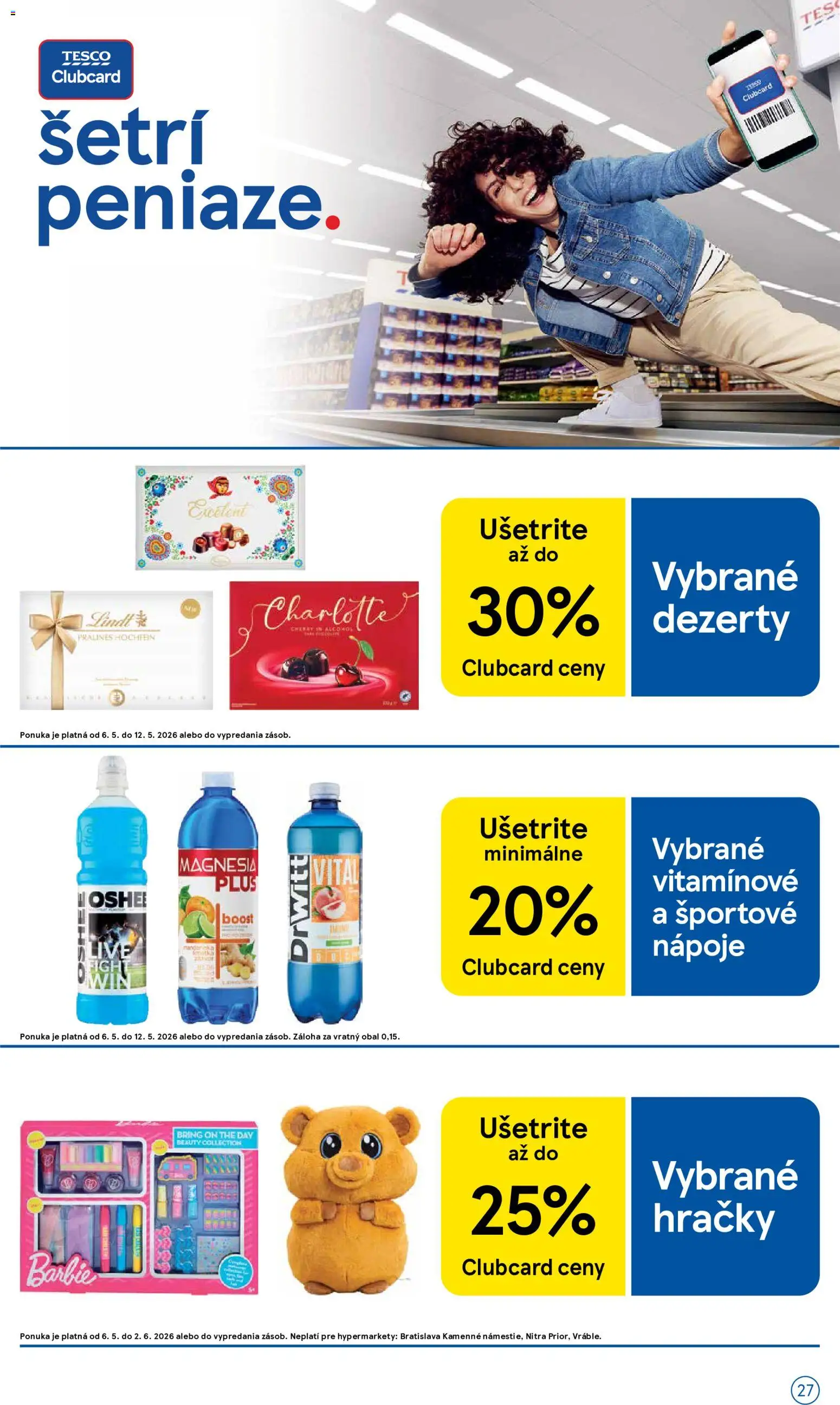 Nové Tesco akcie – leták je platný od 06.05.2026 | Strana: 27