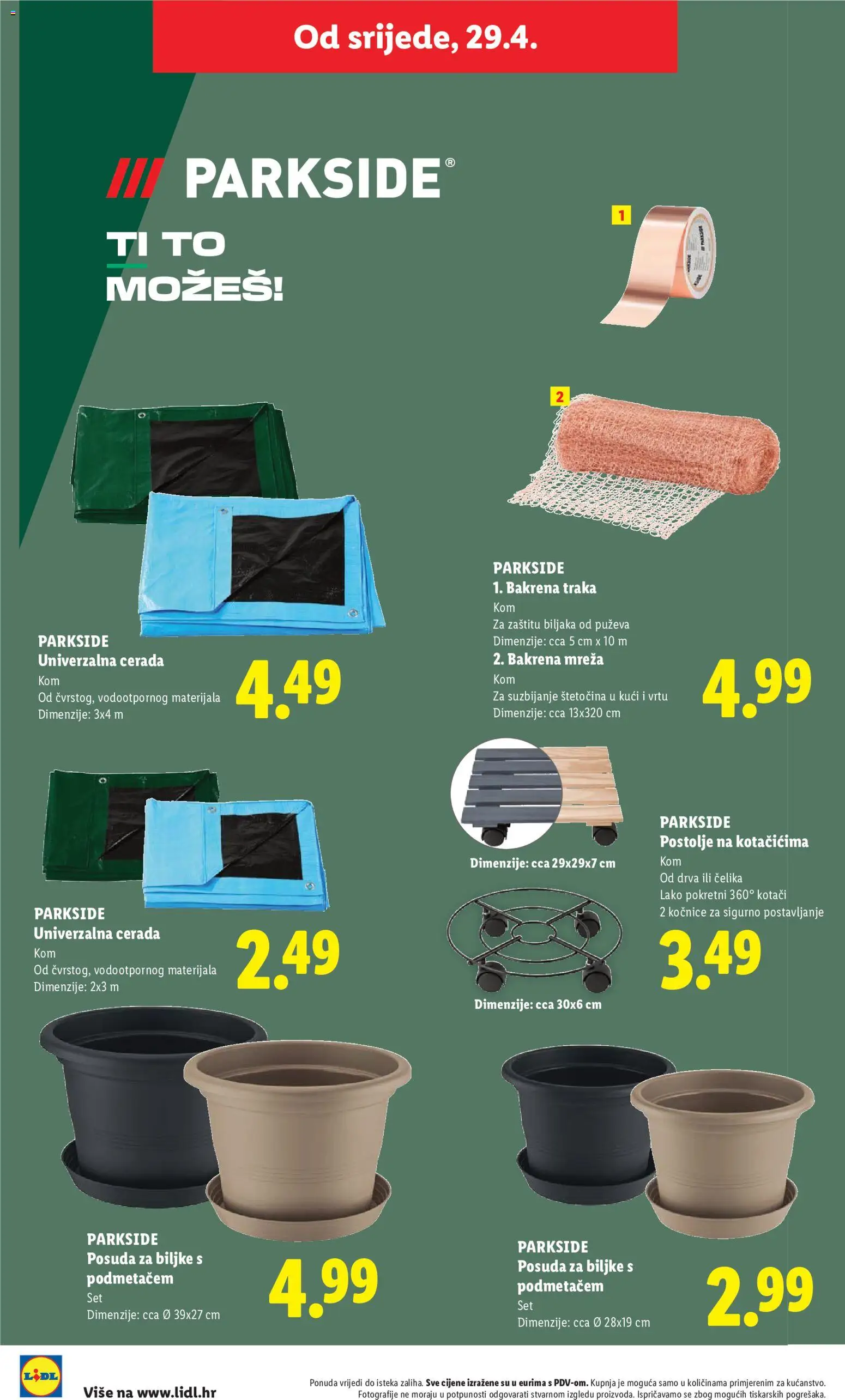 Lidl katalog | vrijedi od 11.05.2026 | Stranica: 10 | Proizvodi: Parkside