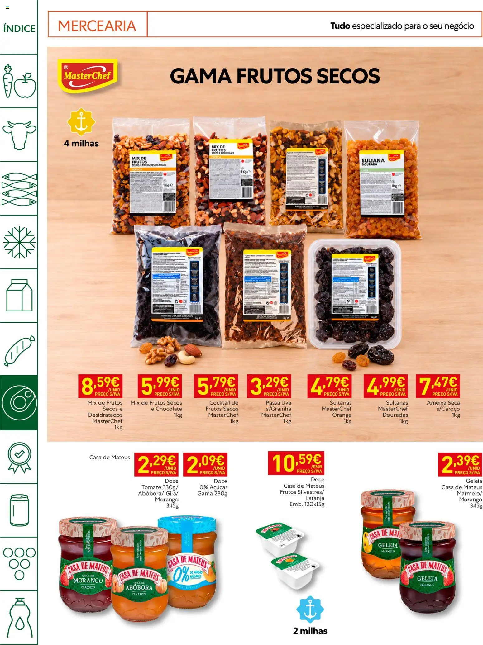 Recheio folheto Horeca Madeira │ válido de 06/10/2026 | Página: 16 | Produtos: Fruta desidratada, Mercearia, Abóbora, Tomate