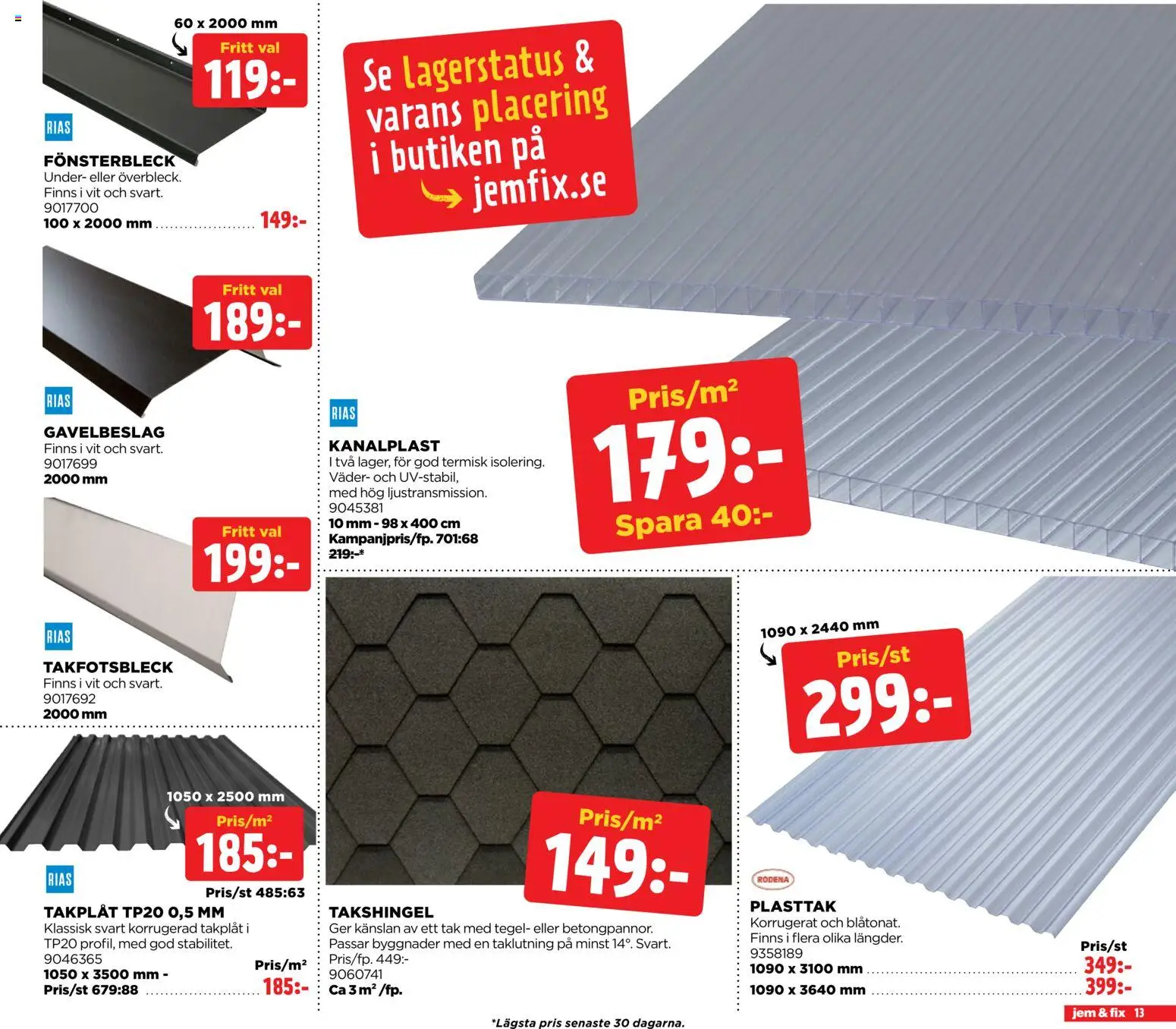 Jem & Fix reklamblad aktuell från 03/08/2026 | Sida: 13