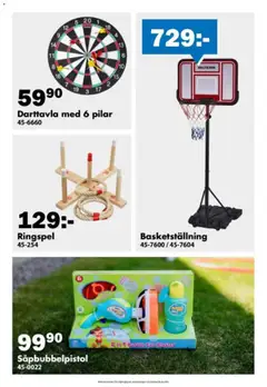 Biltema erbjudanden - Förhandsvisning av reklamblad från butik Biltema aktuell från 04.05.2026 | Sida: 9 | Produkter: Darttavla