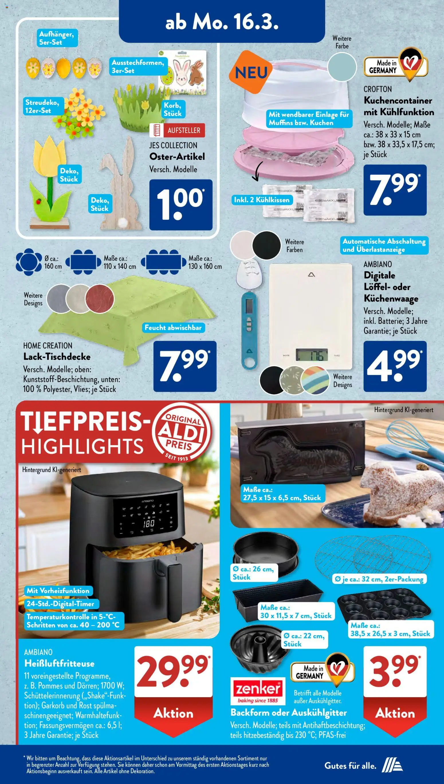 Aldi Süd Prospekt 	 – gültig ab 16.03.2026 | Seite: 13 | Produkte: Milch, Grapefruit, Zucker, Bourbon