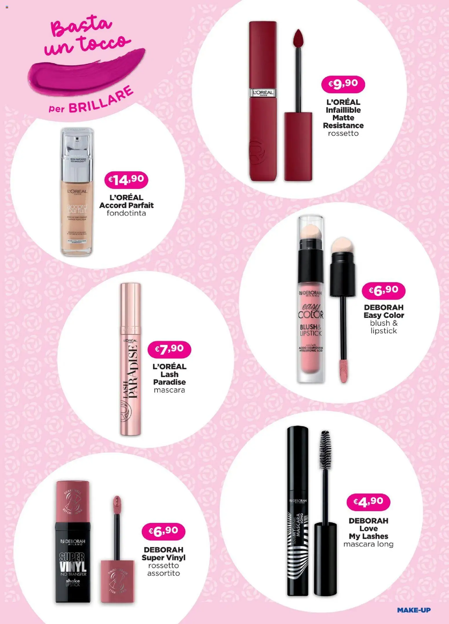 Volantino Acqua e Sapone del 21/10/2026 | Pagina: 2 | Prodotti: Mascara, Rossetto, Fondotinta, Blush