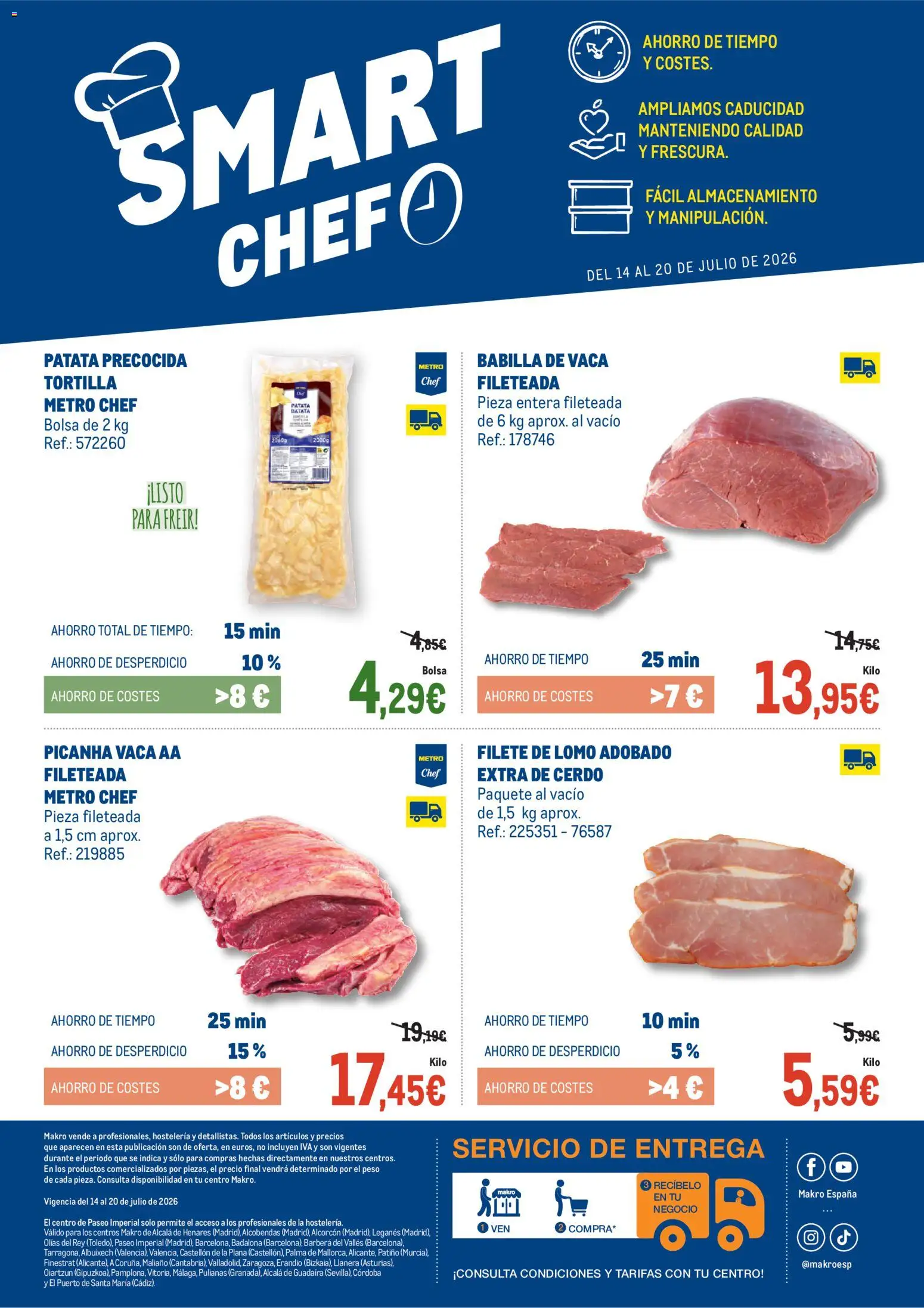 Makro Fresco Península │ válido desde el 14/07/2026 | Página: 5 | Productos: Cerdo, Bolsa, Peso, Filete