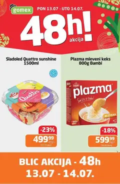 Gomex katalog Blic akcija - pregled Gomex kataloga - važi od 13.07.2026