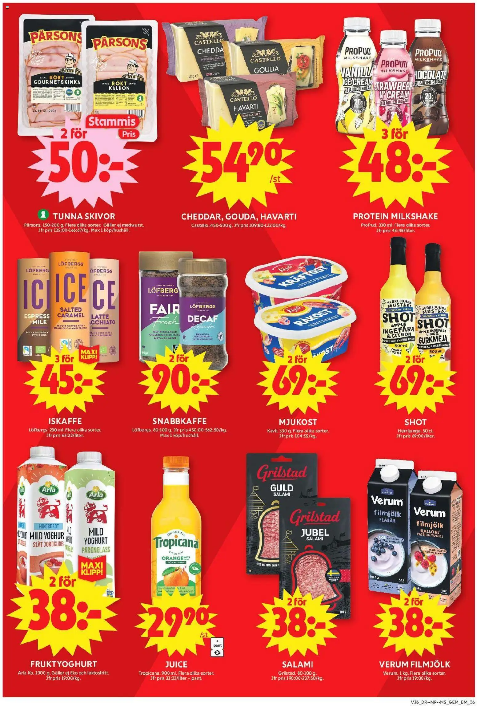ICA Maxi reklamblad aktuell från 31/08/2026 | Sida: 6 | Produkter: Räkost, Yoghurt, Salami, Blåbär