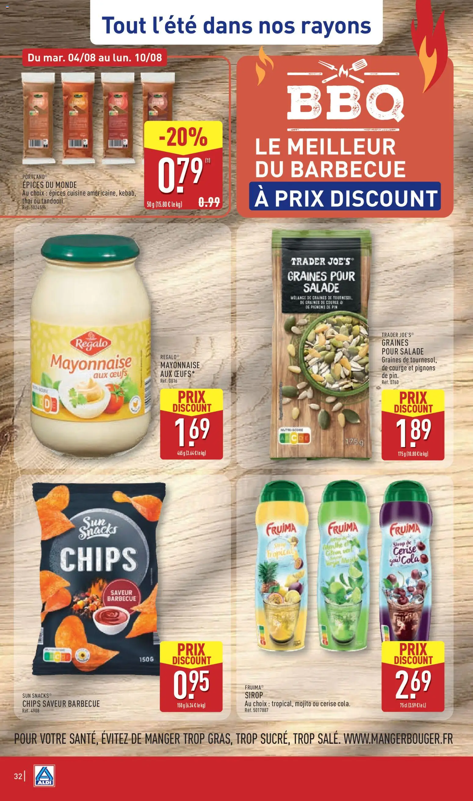 {H1} | Page: 34 | Produits: Sirop, Mayonnaise, Cerise, Graines de tournesol
