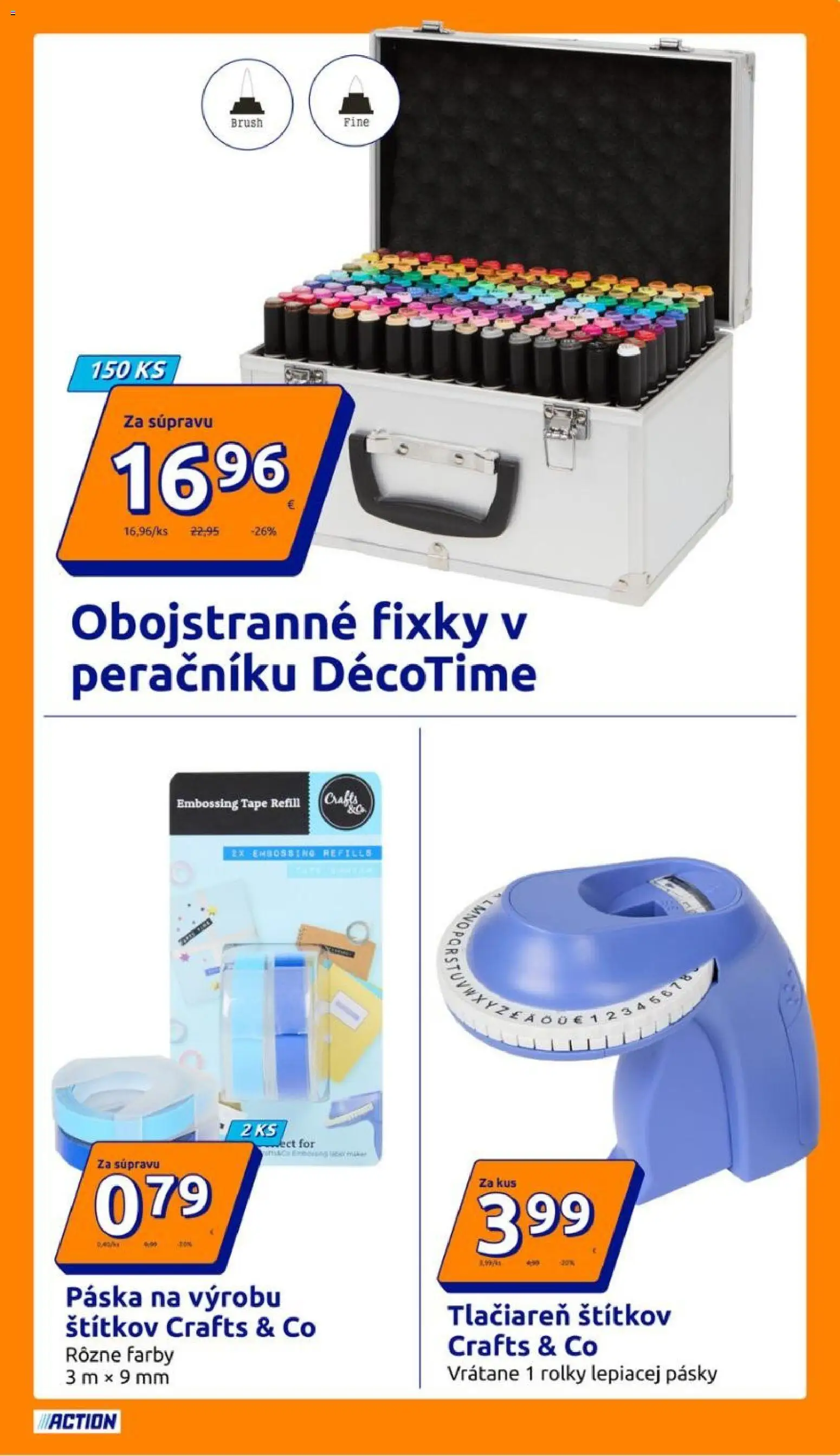 Nové Action akcie – leták je platný od 24.06.2026 | Strana: 11 | Produkty: Tlačiareň, Fixky