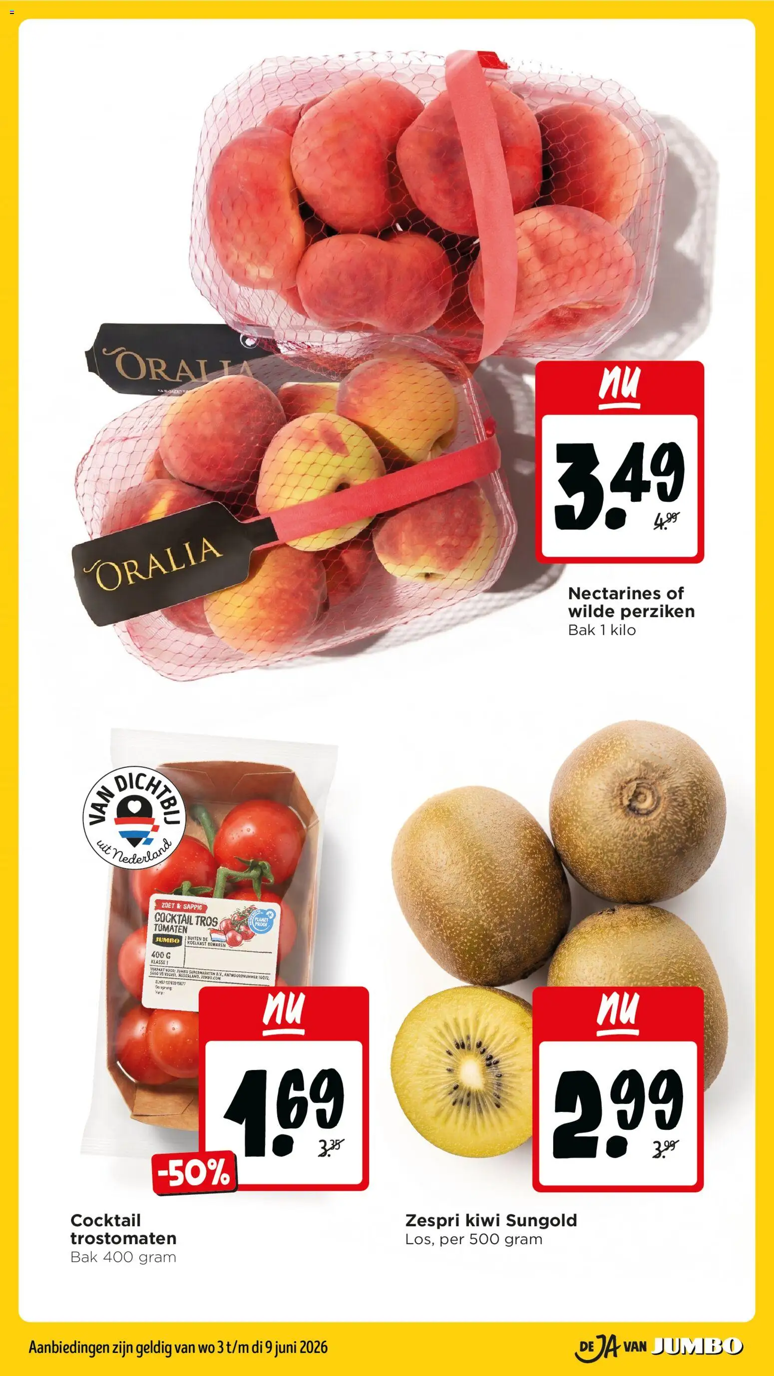 {H1} | Pagina: 6 | Producten: Nectarines, Kiwi, Koelkast, Perziken
