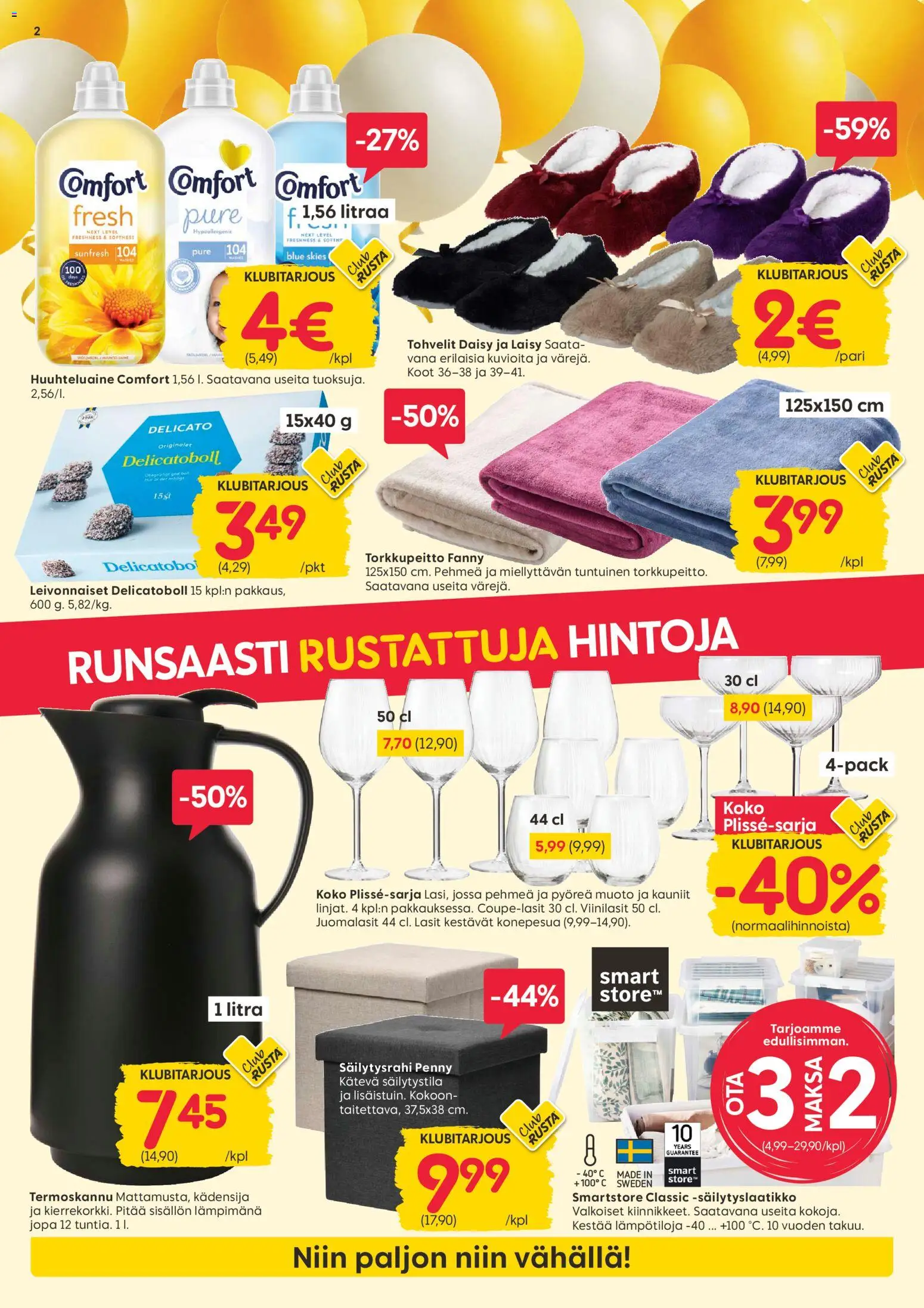 Rusta tarjoukset – voimassa 26/10/2026 alkaen | Sivu: 2
