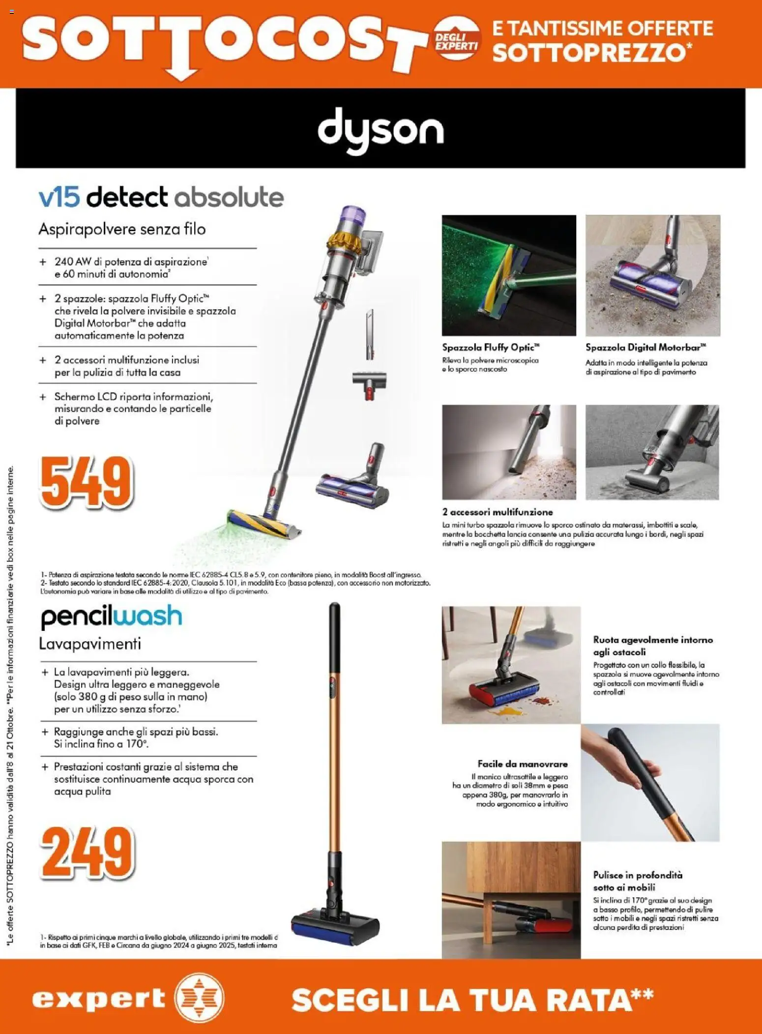 Volantino Expert del 08/10/2026 | Pagina: 31 | Prodotti: Schermo, Acqua, Contenitore, Aspirapolvere