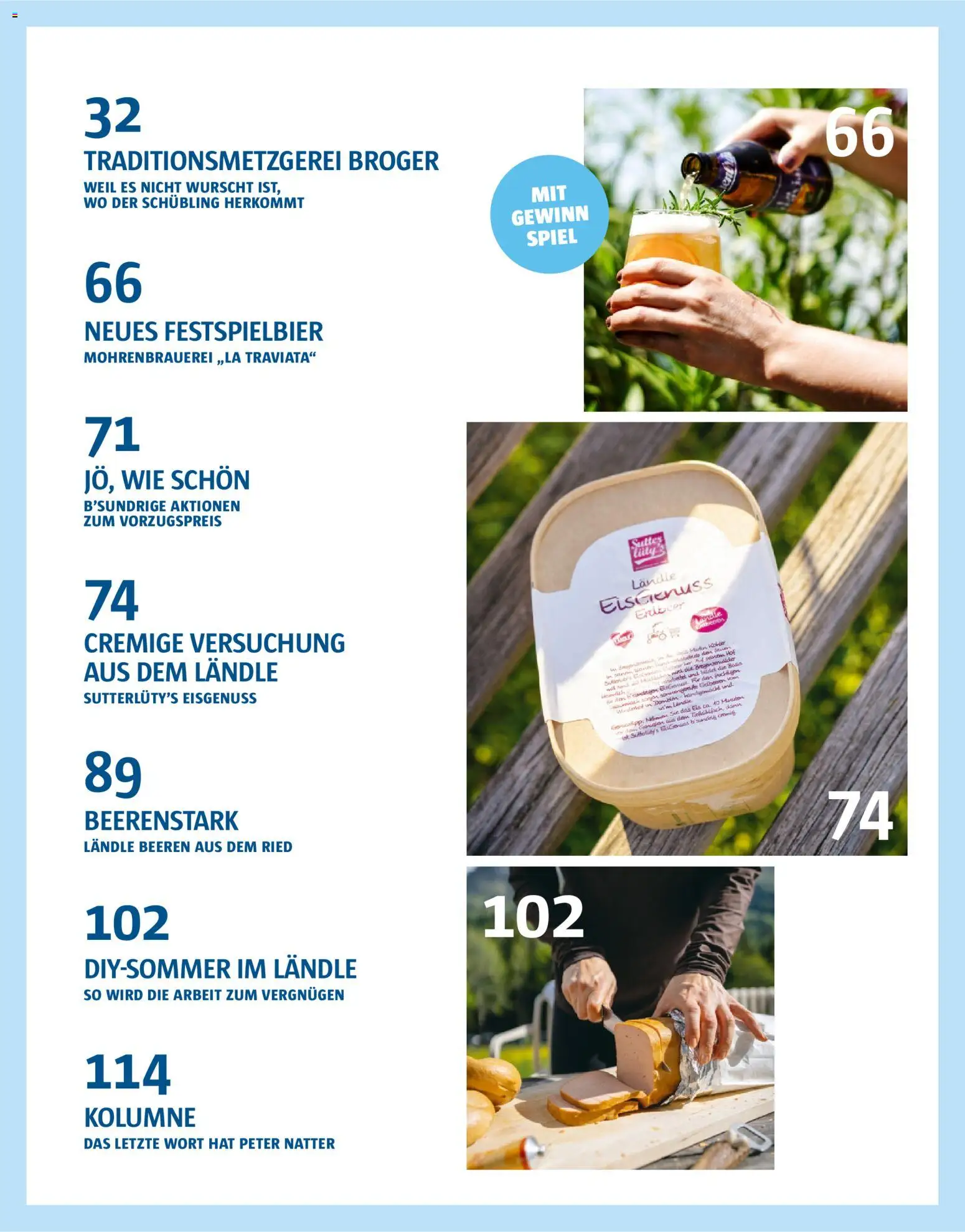 Sutterlüty Sommer 2026 gültig ab 21.10.2026 | Seite: 5 | Produkte: Eis, Spiel