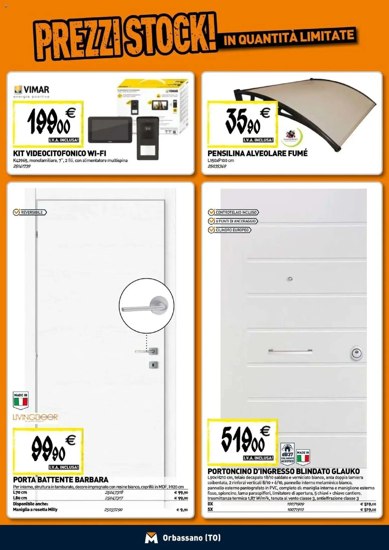 Nuovo TECNOMAT catalogo Orbassano dal 24/09/2026 > offerte anteprima 🛍️ | Pagina: 11 | Prodotti: Porta
