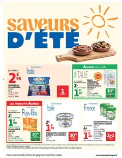 Auchan - Prévisualisation de MOZZARELLA CASA AZZURRA, 500 g Lot de 3 x 125 g + 1 offerte valide à partir de 28/07/2026 | Page: 2