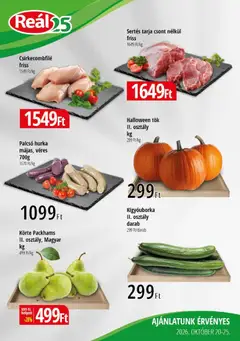 Reál Bevásárló hétvége - Pest megye - amely érvényes a következő dátumtól: 2026.10.20.