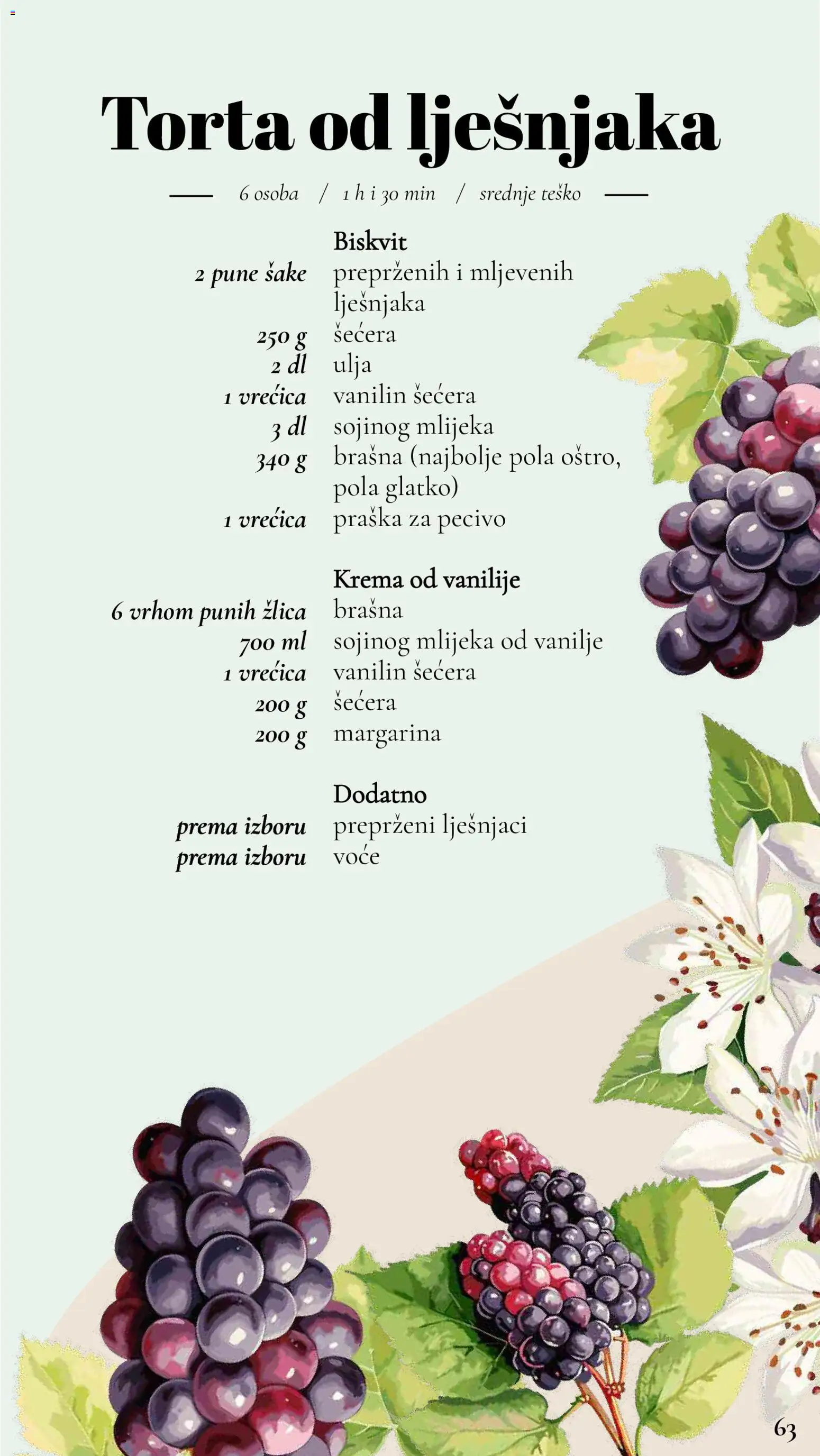 Lidl katalog | vrijedi od 25.10.2024 | Stranica: 63 | Proizvodi: Krema, Voće, Pecivo, Torta