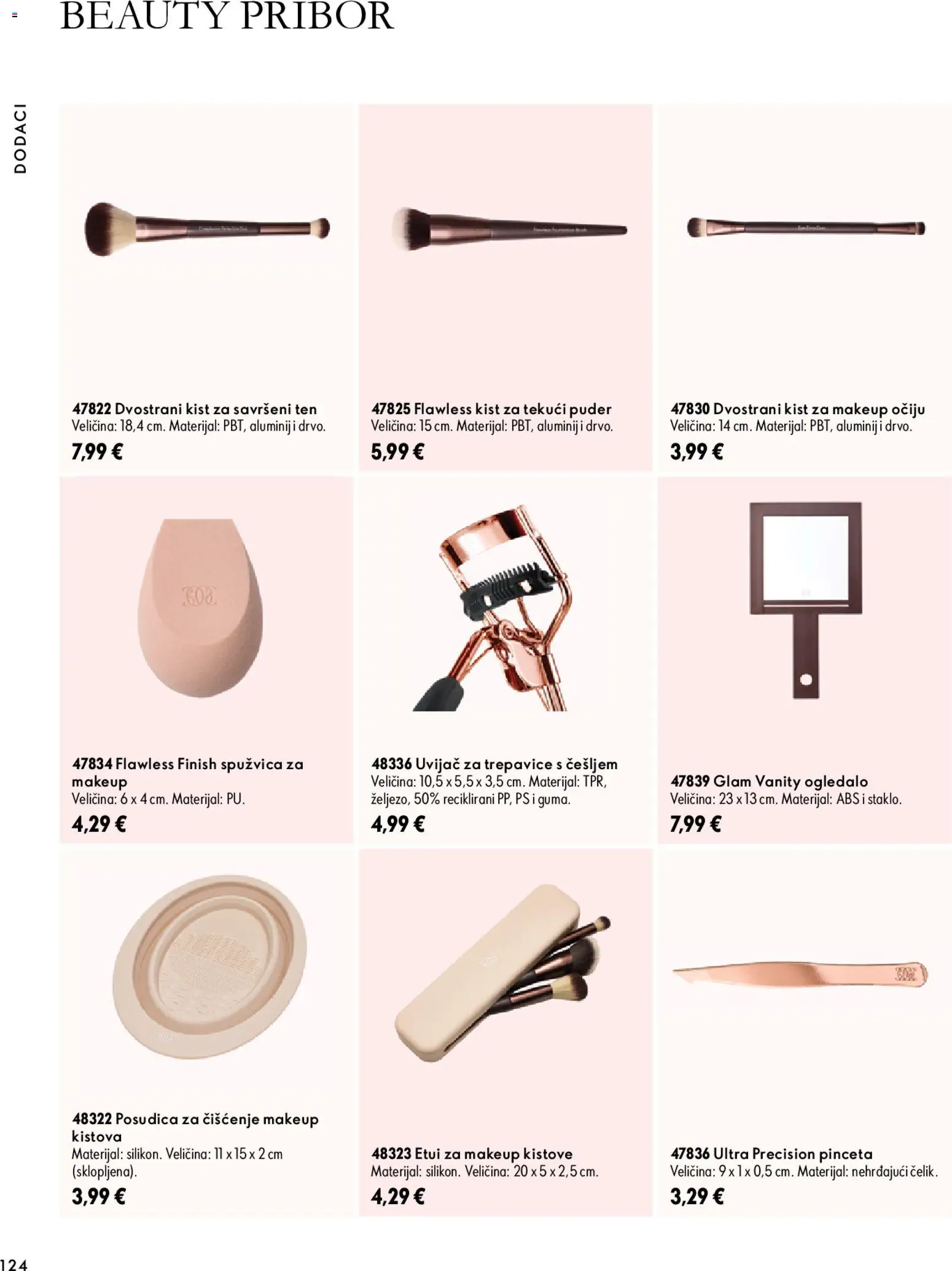 Oriflame katalog | vrijedi od 07.10.2026 | Stranica: 124 | Proizvodi: Ogledalo, Puder, Kist, Finish