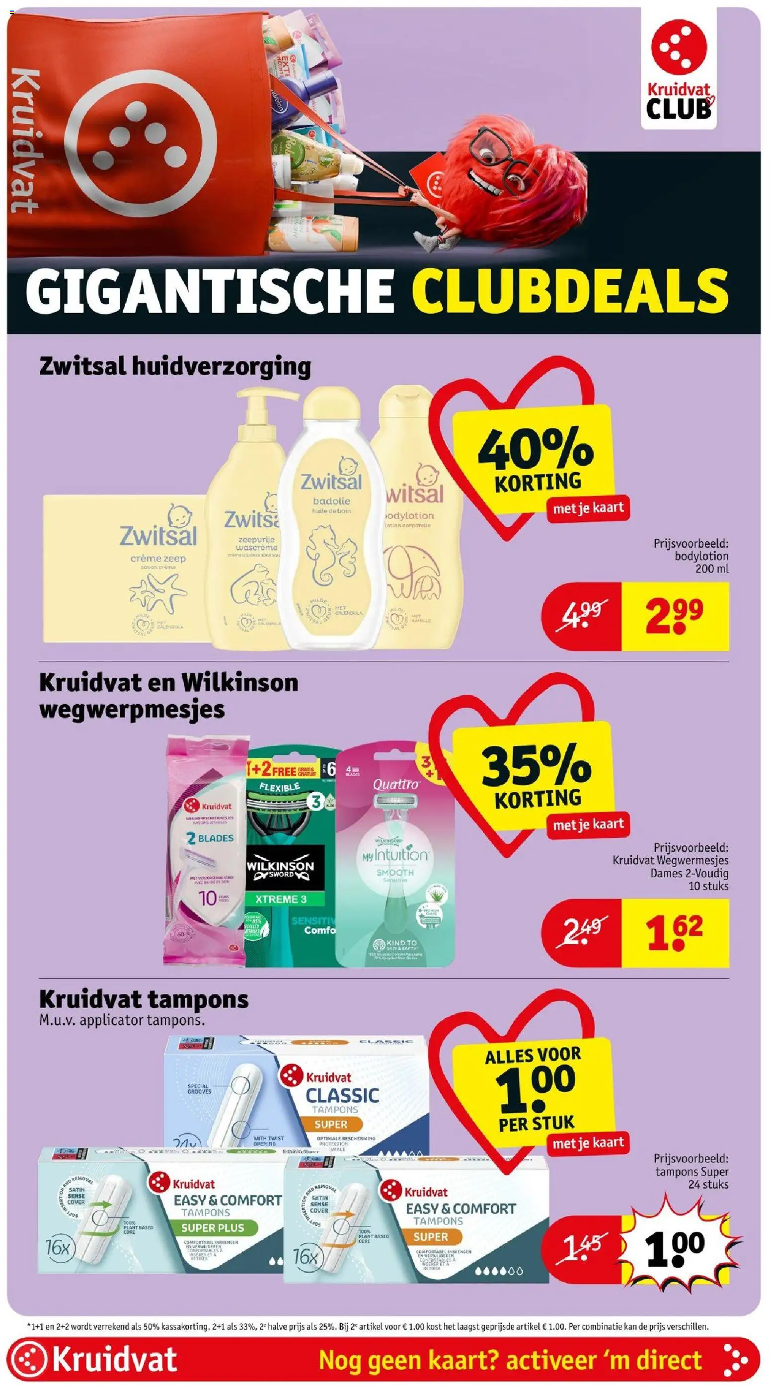 {H1} | Pagina: 38 | Producten: Kaart, Bodylotion, Tampons, Zeep