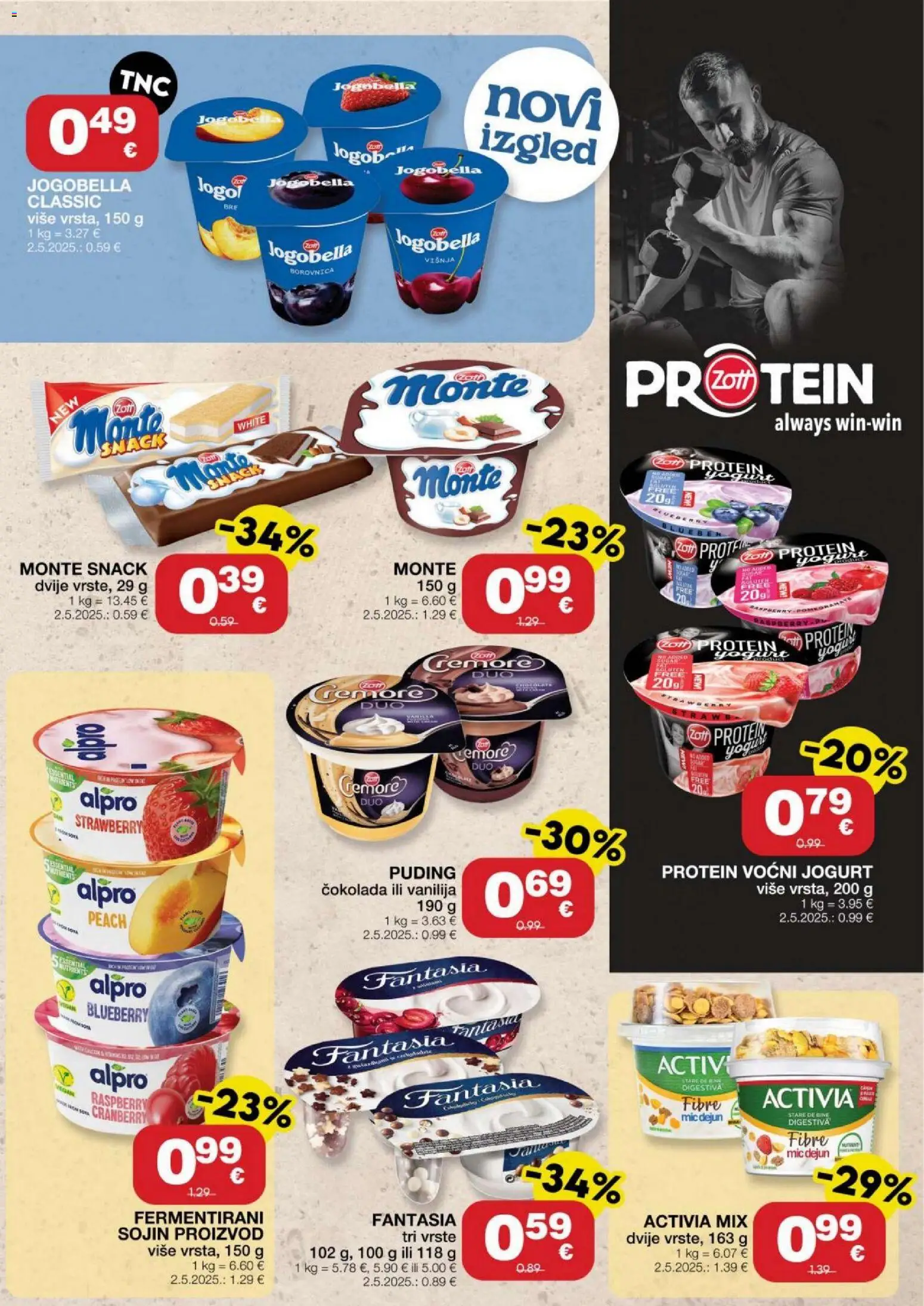 Stanić Diskont katalog | vrijedi od 09.07.2026 | Stranica: 5 | Proizvodi: Jogurt, Čokolada, Puding, Borovnica
