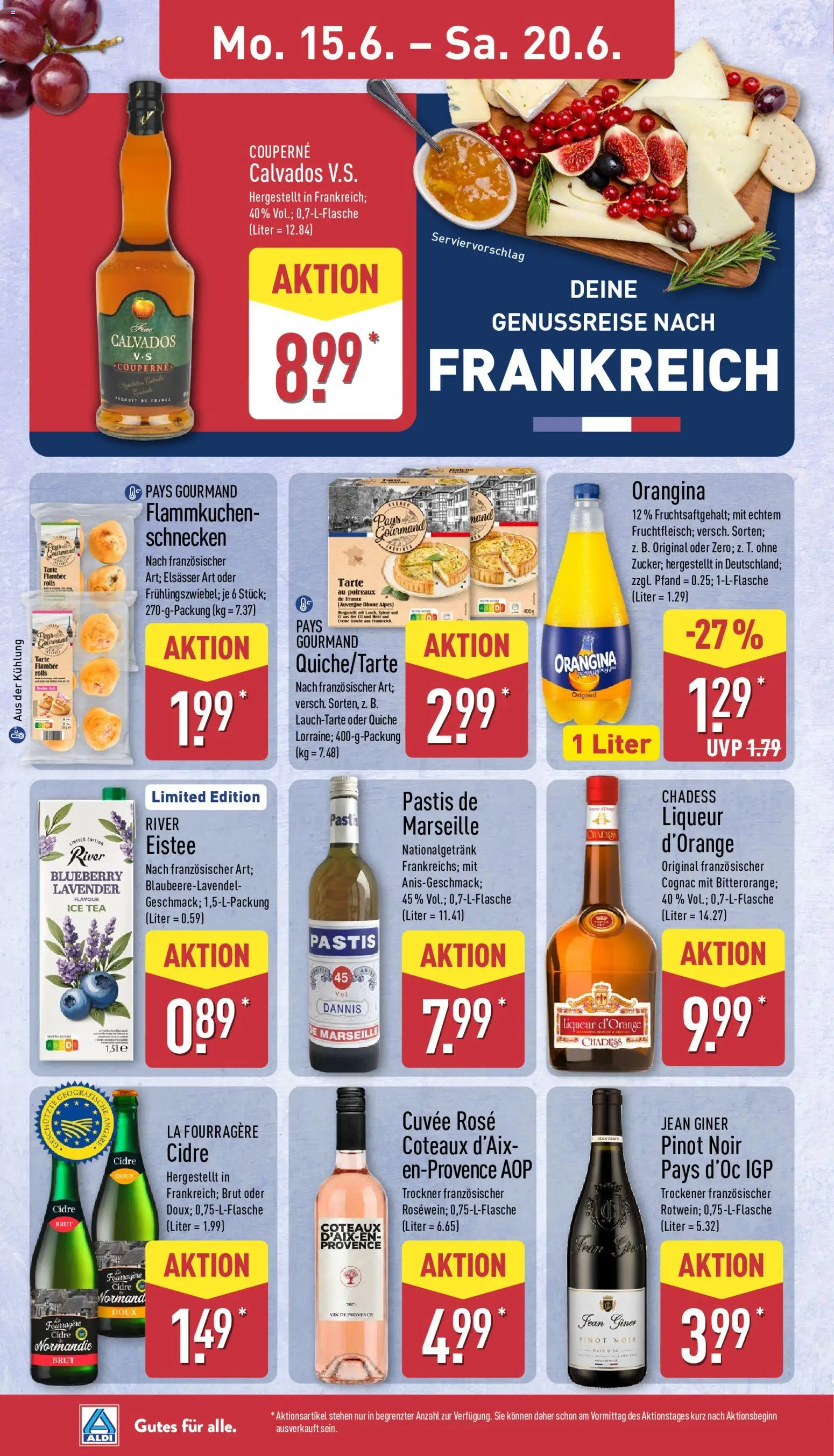 Aldi Prospekt – gültig ab 15.06.2026 | Seite: 16 | Produkte: Trockner, Mehl, Creme