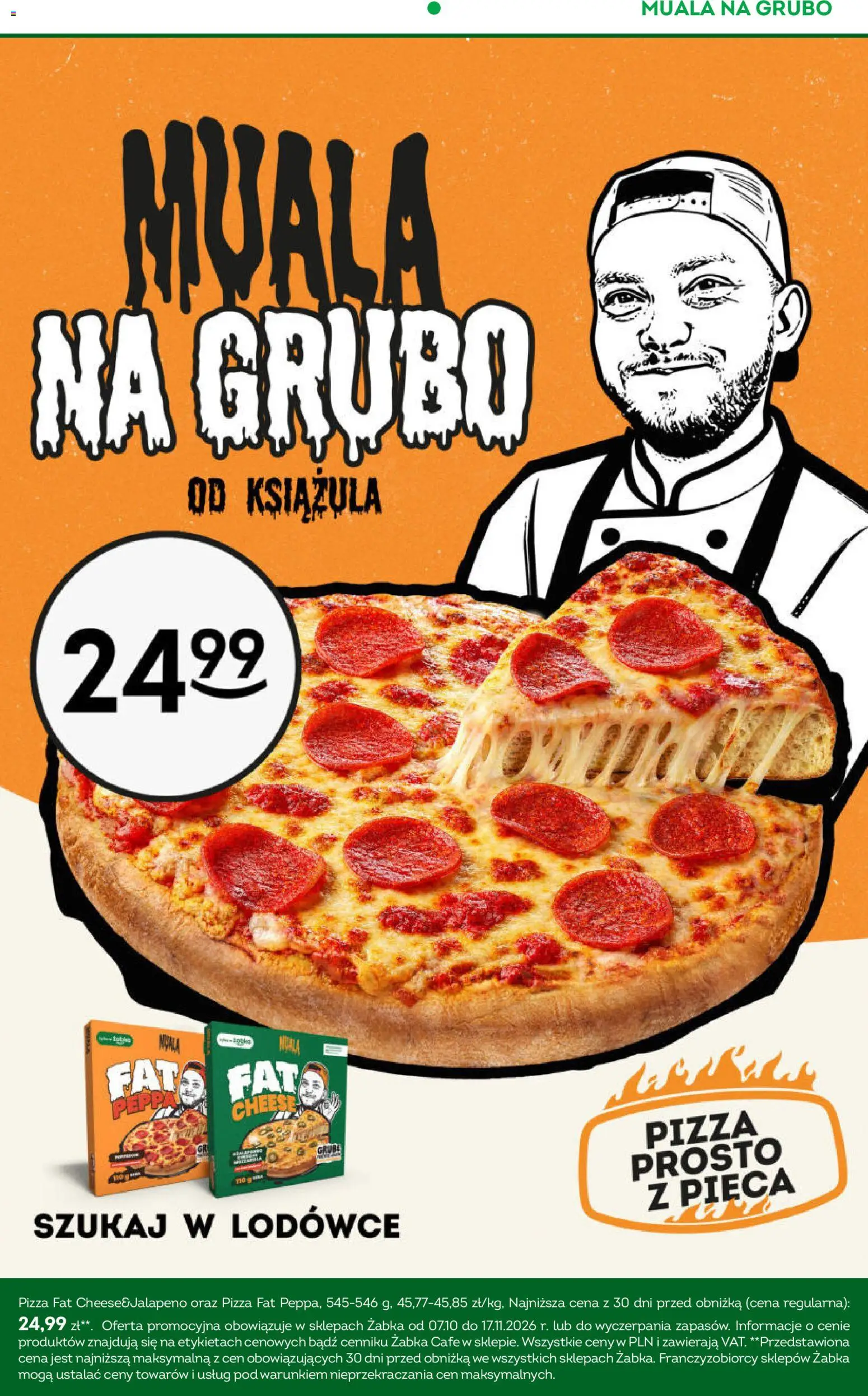 Żabka gazetka od 07.10.2026 | Strona: 12 | Produkty: Pizza