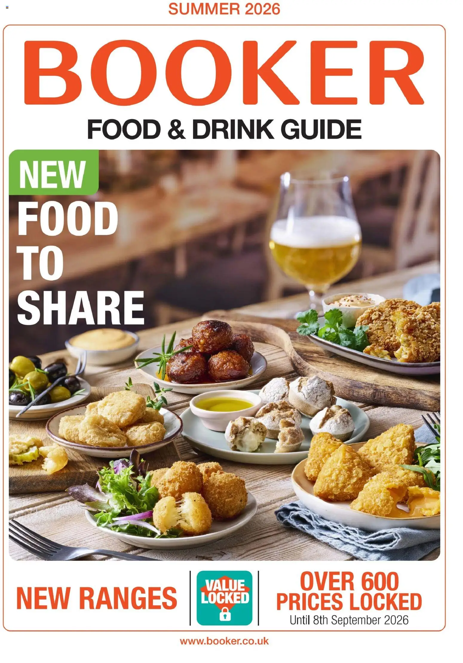 Booker Wholesale - Summer Catering News 2026 (16/06/2026 - 08/09/2026)