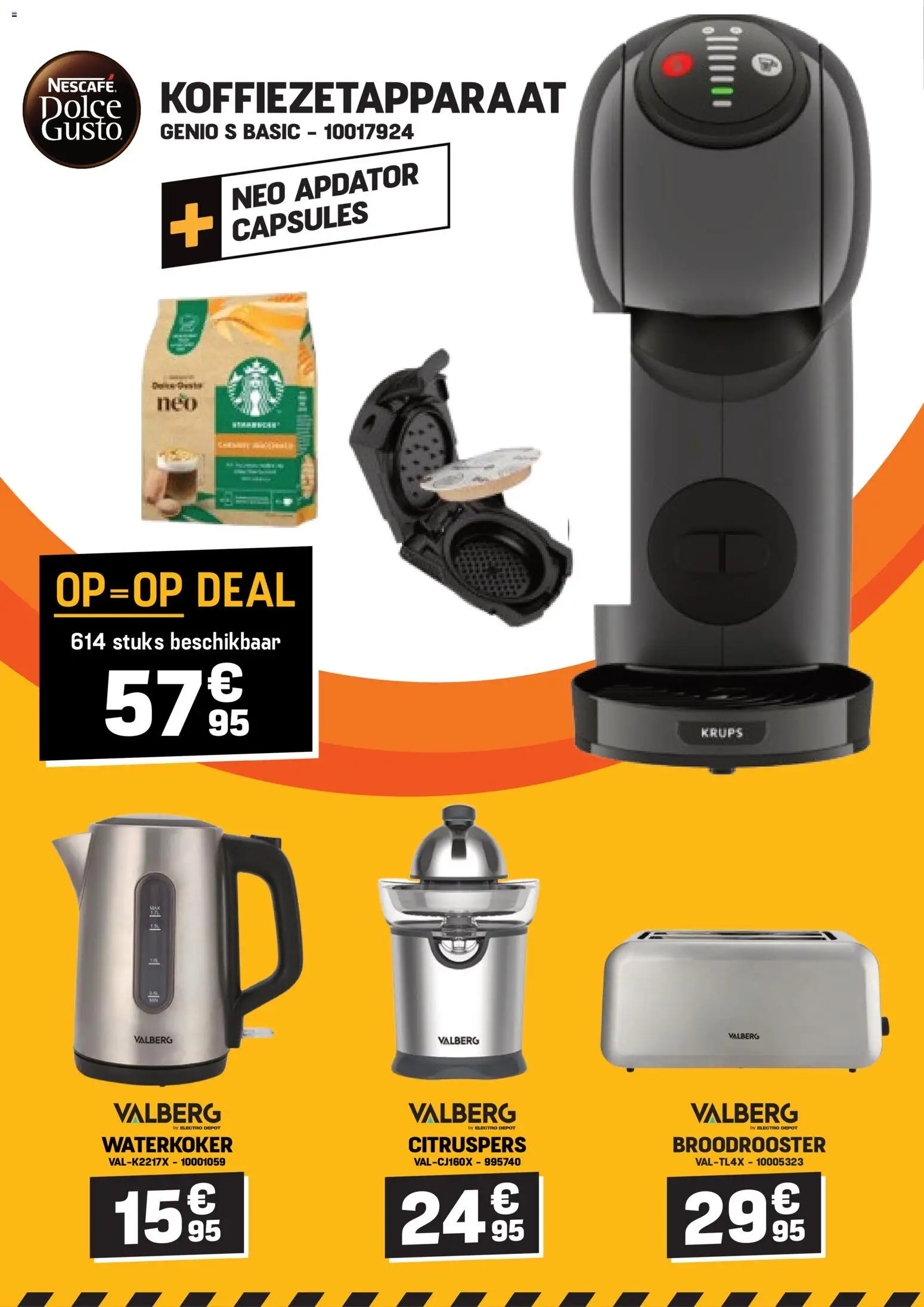 {H1} | Pagina: 22 | Producten: Waterkoker, Koffiezetapparaat