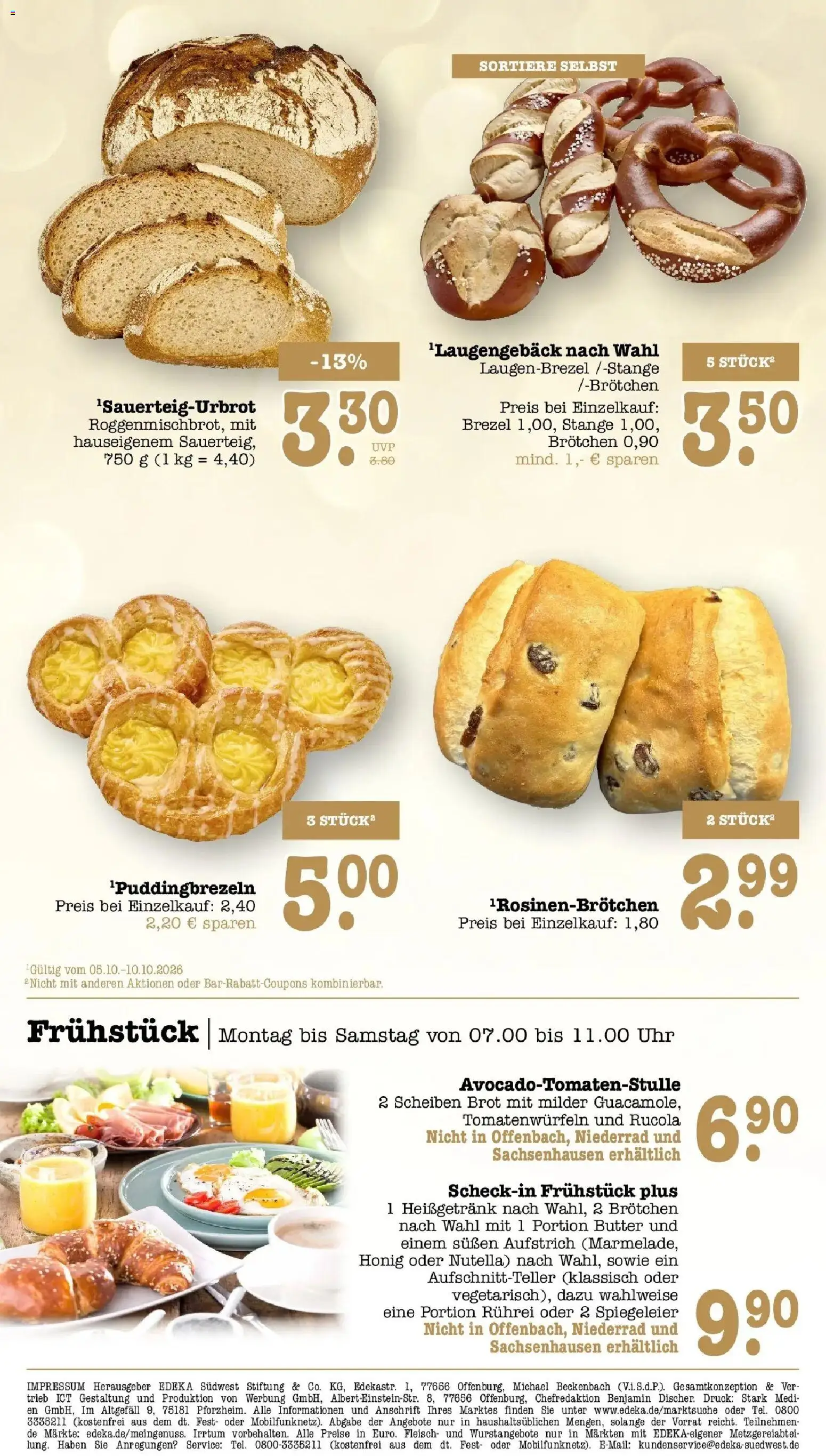 E center Prospekt Frankfurt-Sachsenhausen (ab 12.10.2026) zum Blättern | Seite: 14 | Produkte: Butter, Nutella, Fleisch, Uhr
