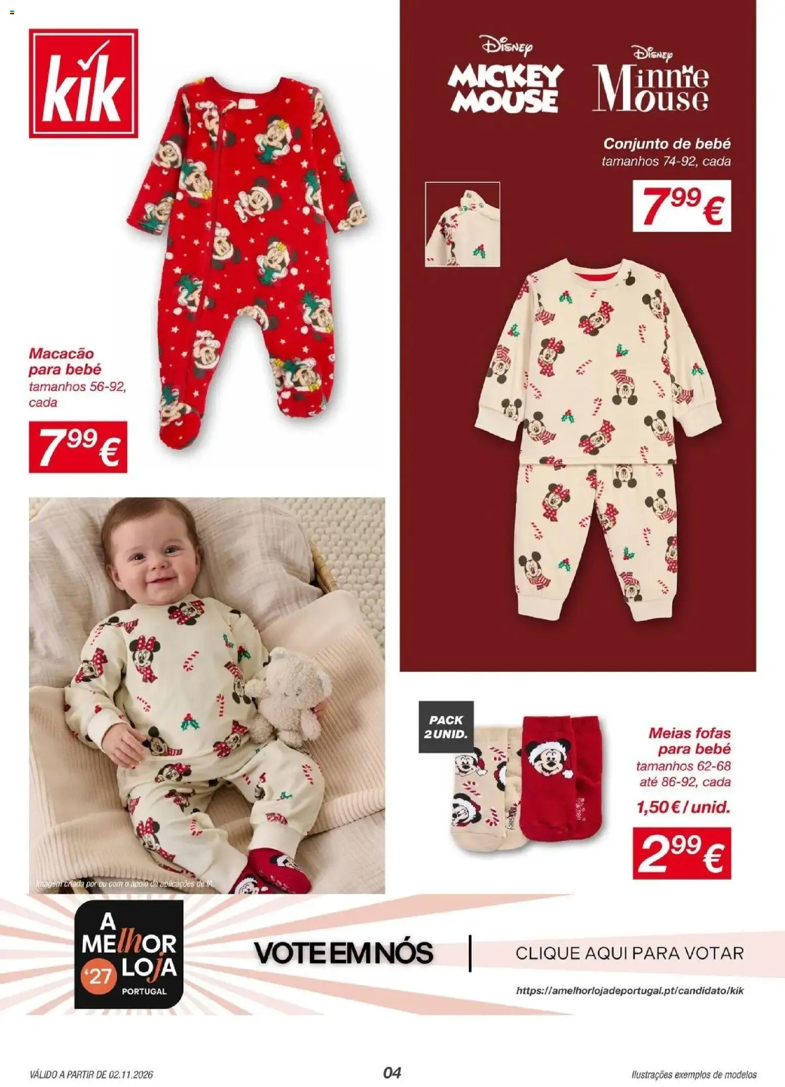 KIK - O Natal é para todos » de 30/10/2026 - 07/11/2026 | Página: 4 | Produtos: Macacão, Meias
