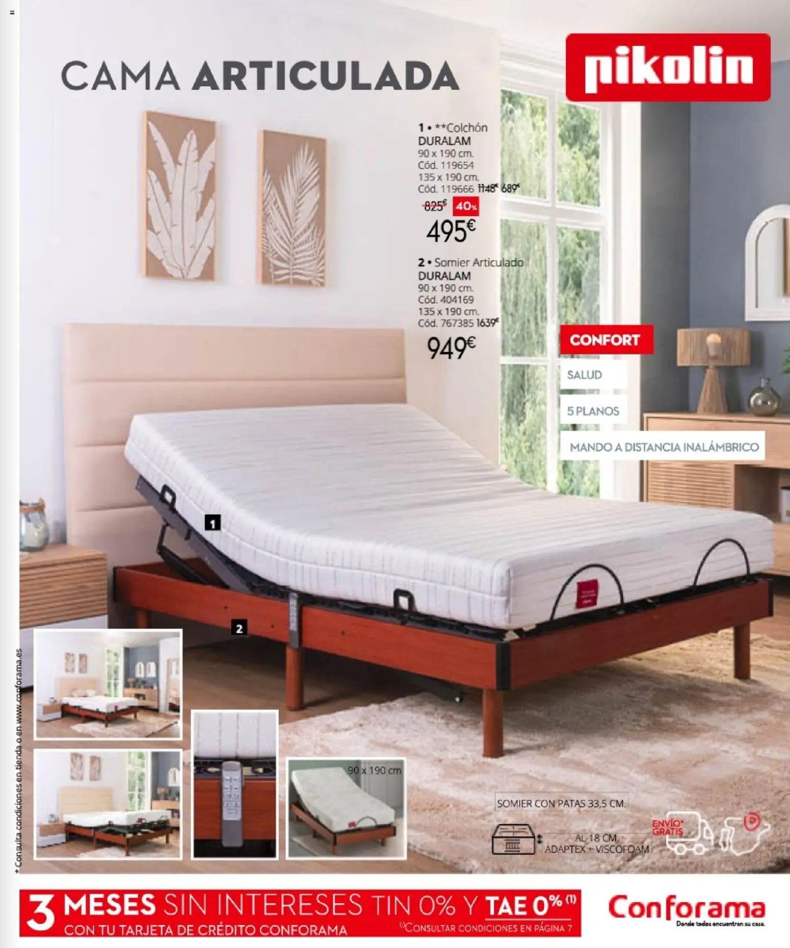 Conforama Camitis │ válido desde el 06/08/2026 | Página: 75 | Productos: Somier, Colchon, Cama