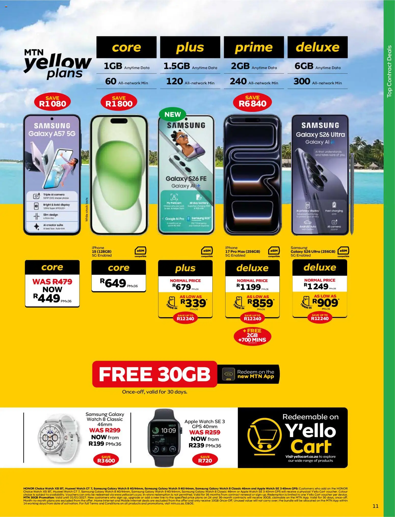 New MTN catalogue – valid from 07/10/2026 | Page: 11 | Products: Data, Watch, Camera, Stock