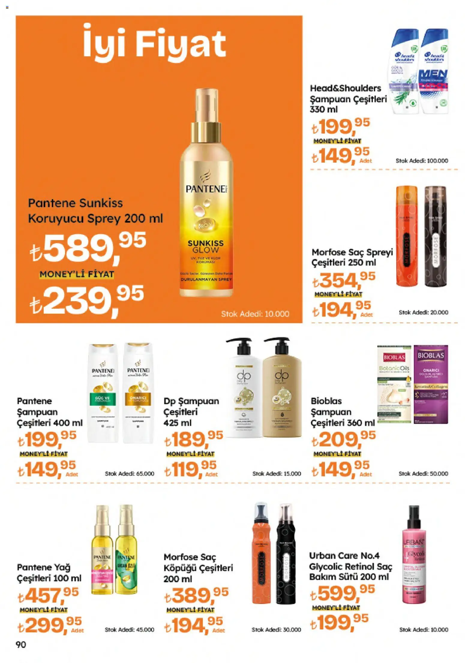 Migros Katalog - Migroskop - 09 Temmuz 2026 tarihinden itibaren geçerlidir | Sayfa: 90 | Ürünler: Şampuan, Saç spreyi, Yağ