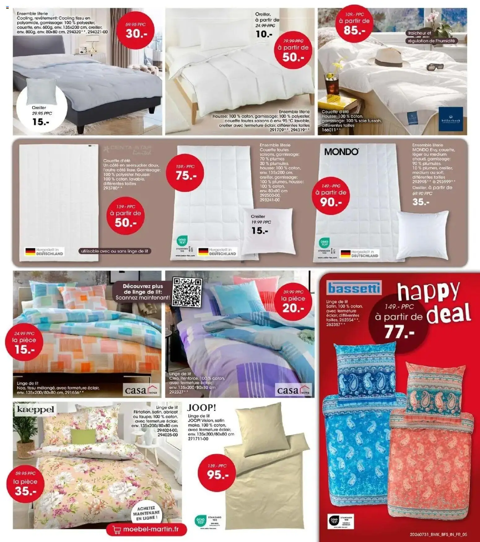 {H1} | Page: 5 | Produits: Abricot, Lit, Oreiller, Linge de lit