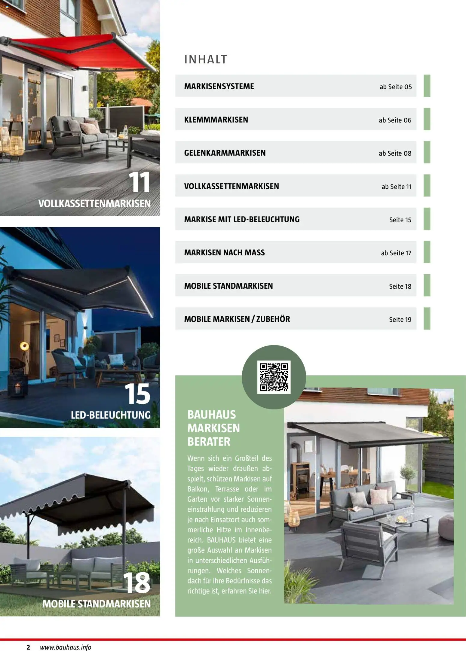 Bauhaus Markisen – gültig ab 30.06.2026 | Seite: 2