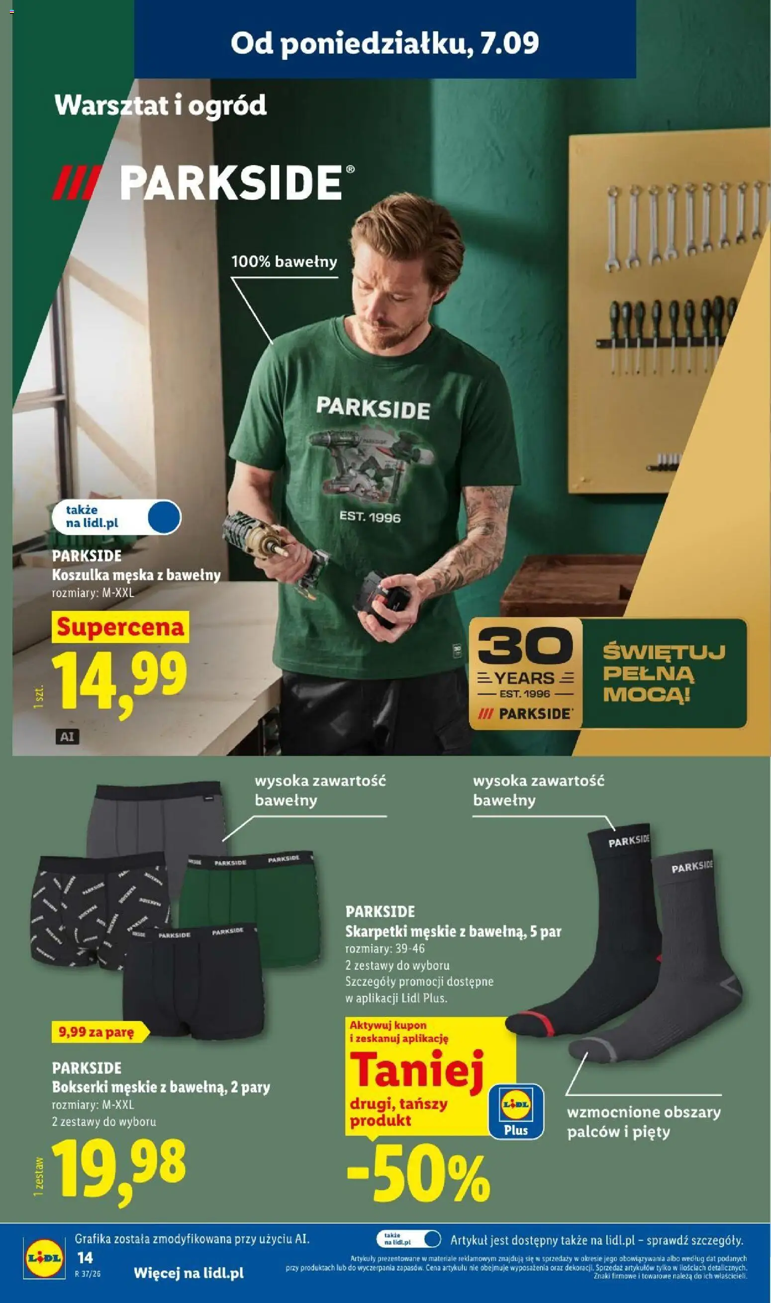 Lidl Katalog od 07.09.2026 | Strona: 18 | Produkty: Bokserki, Skarpetki, Bokserki męskie