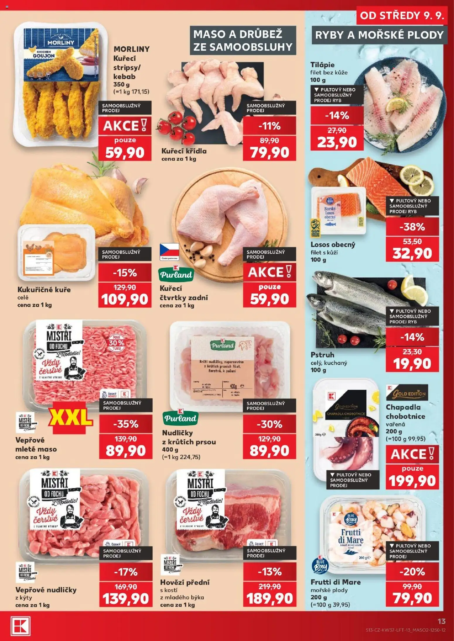 Kaufland leták - Kolín od 09.09.2026 | Strana: 13