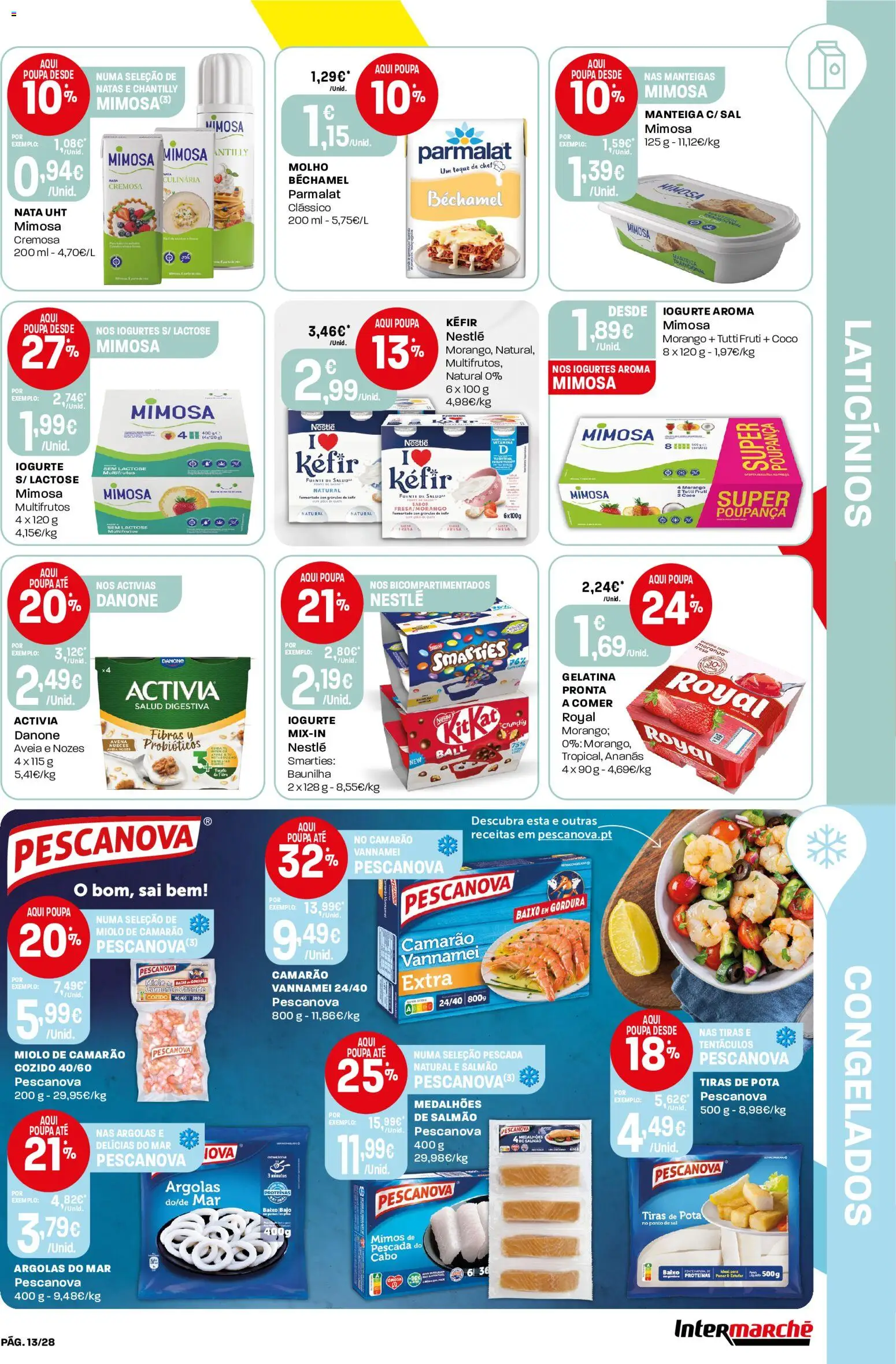 Intermarché folheto Contact │ válido de 29/10/2026 | Página: 13 | Produtos: Aveia, Baunilha, Cabo, Iogurtes