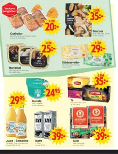 Matöppet erbjudanden - Förhandsvisning av reklamblad från butik Matöppet aktuell från 28/09/2026 | Sida: 2 | Produkter: Skorpor, Äpple, Hundmat, Servetter