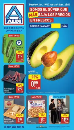 Vista previa Aldi folleto Península válido desde el 19/10/2026