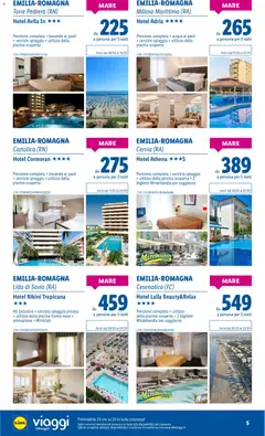 Anteprima del volantino Lidl volantino Viaggi valido a partire dal 30.04.2026 | Pagina: 5 | Prodotti: Acqua, Bikini, Piscina, Stampa